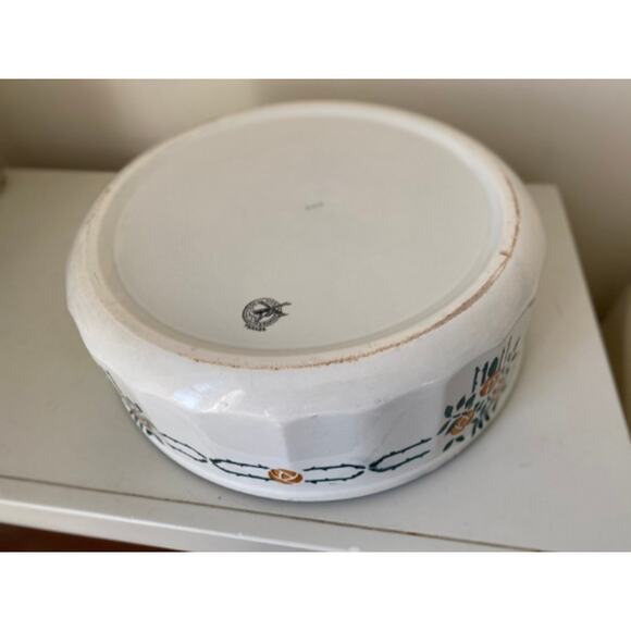 Vintage French casserole, salad bowl, fruit centerpiece bowl RARE Mid Century! - Picture 5 of 5